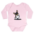 thumbnail image 1 of CafePress - Kiniart Tricolor Corgi Long Sleeve Infant Bodysuit - Long Sleeve Cotton Baby Bodysuit, 1 of 4