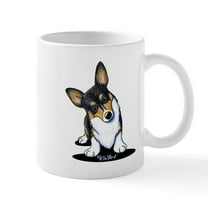 CafePress - Kiniart Tricolor Corgi Mug - 11 oz Ceramic Mug - Novelty Coffee Tea Cup
