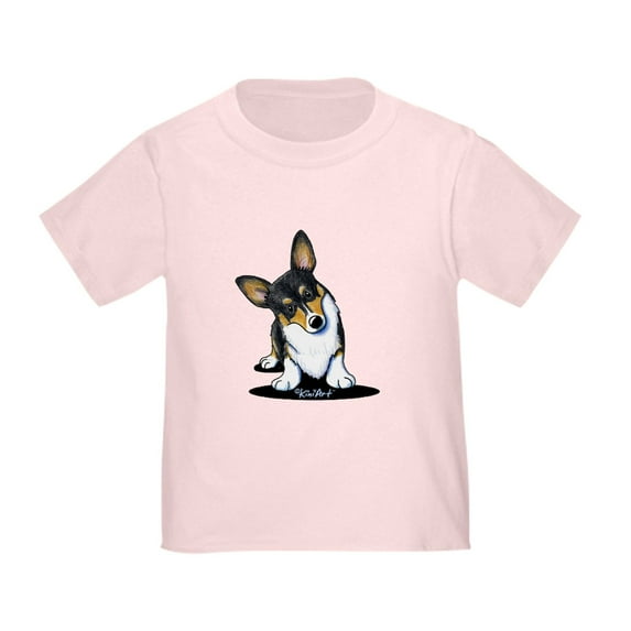CafePress - Kiniart Tricolor Corgi Toddler T Shirt - Cute Toddler T-Shirt, 100% Cotton