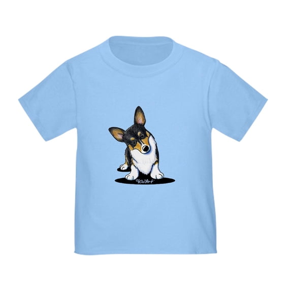CafePress - Kiniart Tricolor Corgi Toddler T Shirt - Cute Toddler T-Shirt, 100% Cotton