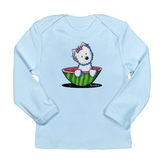 CafePress - Kiniart Watermelon West Long Sleeve Infant T Shirt - Long Sleeve Infant T-Shirt