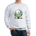 thumbnail image 1 of CafePress - Kiniart Westie Wreath Sweatshirt - Crew Neck Sweatshirt, 1 of 4