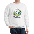 thumbnail image 1 of CafePress - Kiniart Westie Wreath Sweatshirt - Crew Neck Sweatshirt, 1 of 4