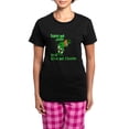thumbnail image 1 of CafePress - Kiss Me Clover Funny Irish Women's Dark Pajamas - Women's Short Sleeve Print T-Shirt and Pants Dark Cotton Pajama Set, 1 of 7