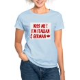 thumbnail image 1 of CafePress - Kiss Me: German & Italian Women's Light T Shirt - Women's Classic T-Shirt, 1 of 4