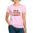 thumbnail image 1 of CafePress - Kiss Me: German & Italian Women's Light T Shirt - Women's Classic T-Shirt, 1 of 4