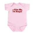 thumbnail image 1 of CafePress - Kiss Me, I'm Bengali. Infant Bodysuit - Baby Light Bodysuit, Size Newborn - 24 Months, 1 of 4