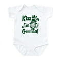 thumbnail image 1 of CafePress - Kiss Me I'm German Infant Bodysuit - Baby Light Bodysuit, Size Newborn - 24 Months, 1 of 4