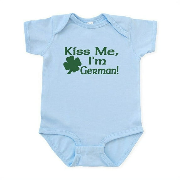 CafePress - Kiss Me I'm German Infant Bodysuit - Baby Light Bodysuit, Size Newborn - 24 Months