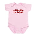 thumbnail image 1 of CafePress - Kiss Me, I'm Gujrati. Infant Bodysuit - Baby Light Bodysuit, Size Newborn - 24 Months, 1 of 4
