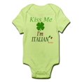 thumbnail image 1 of CafePress - Kiss Me, I'm Italian Infant Bodysuit - Baby Light Bodysuit, 1 of 1