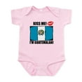 thumbnail image 1 of CafePress - Kiss Me Im Guatemalan Body Suit - Baby Light Bodysuit, Size Newborn - 24 Months, 1 of 4