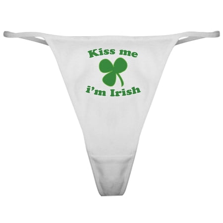 CafePress - Kiss Me Im Irish St Patricks Day Classic Thong - Women's Novelty Thong Panties Underwear