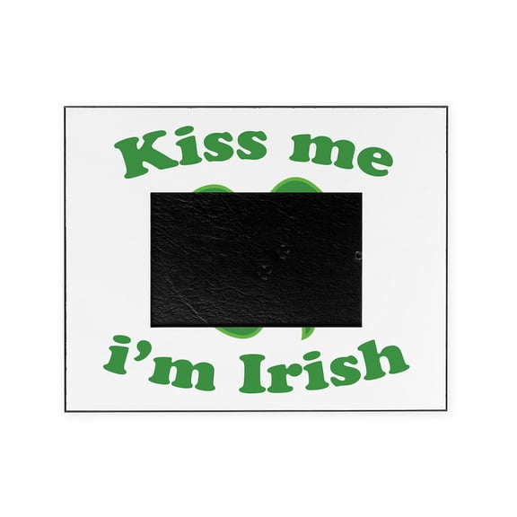 CafePress - Kiss Me Im Irish St Patricks Day - Decorative 8x10 Picture Frame