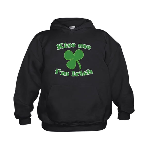 CafePress - Kiss Me Im Irish St Patricks Day Hoodie - Kids Hooded Sweatshirt, Classic Hoodie