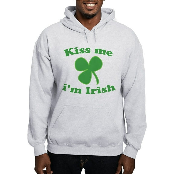 CafePress - Kiss Me Im Irish St Patricks Day Hoodie - Pullover Hoodie, Hooded Sweatshirt