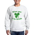 thumbnail image 1 of CafePress - Kiss Me Im Irish St Patricks Day Sweatshirt - Crew Neck Sweatshirt, 1 of 5