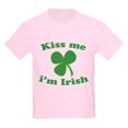 thumbnail image 1 of CafePress - Kiss Me Im Irish St Patricks Day T Shirt - Light Classic Kids Graphic, Short Sleeve T-Shirt, Sizes XS-XL, 1 of 4