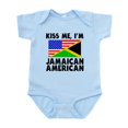 thumbnail image 1 of CafePress - Kiss Me Im Jamaican American Body Suit - Baby Light Bodysuit, Size Newborn - 24 Months, 1 of 4