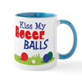 thumbnail image 1 of CafePress - Kiss My BOCCE BALLS Mugs - 11 oz Ceramic Mug - Novelty Coffee Tea Cup, 1 of 6