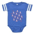 thumbnail image 1 of CafePress - Kiss Skulls_Pk - Cute Infant Baby Football Bodysuit, 1 of 3