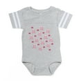 thumbnail image 1 of CafePress - Kiss Skulls_Pk - Cute Infant Baby Football Bodysuit, 1 of 3