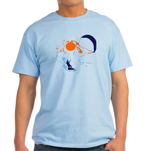 CafePress - Kite Surfing Light T Shirt - Men's Classic Graphic T-Shirt