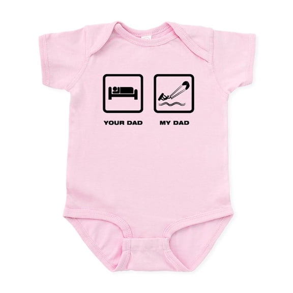 CafePress - Kitesurfing Infant Bodysuit - Baby Light Bodysuit, Size Newborn - 24 Months
