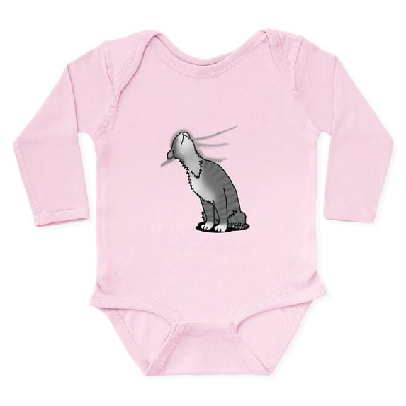 CafePress - Kitty Love Long Sleeve Infant Bodysuit - Long Sleeve Cotton Baby Bodysuit