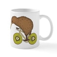 thumbnail image 1 of CafePress - Kiwi Riding Bike With Kiwi Wheels 11 Oz Ceramic M - 11 oz Ceramic Mug - Novelty Coffee Tea Cup, 1 of 4