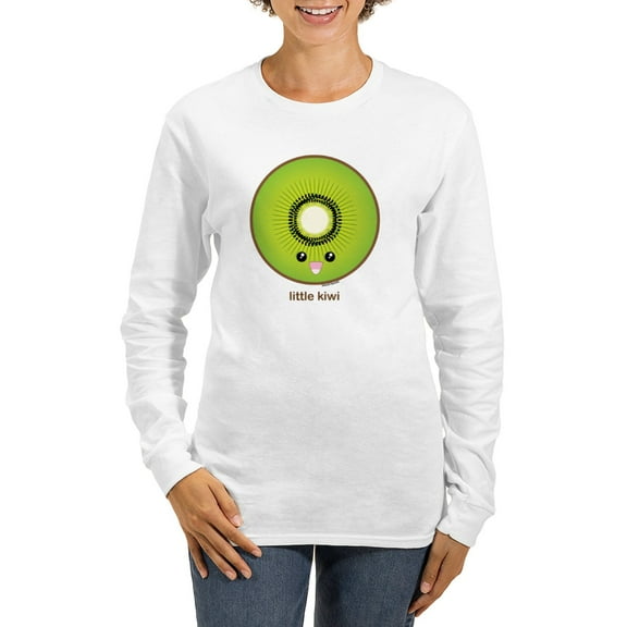 CafePress - Kiwi Women's Long Sleeve T Shirt - Women's Long Sleeve Graphic Casual T-Shirt