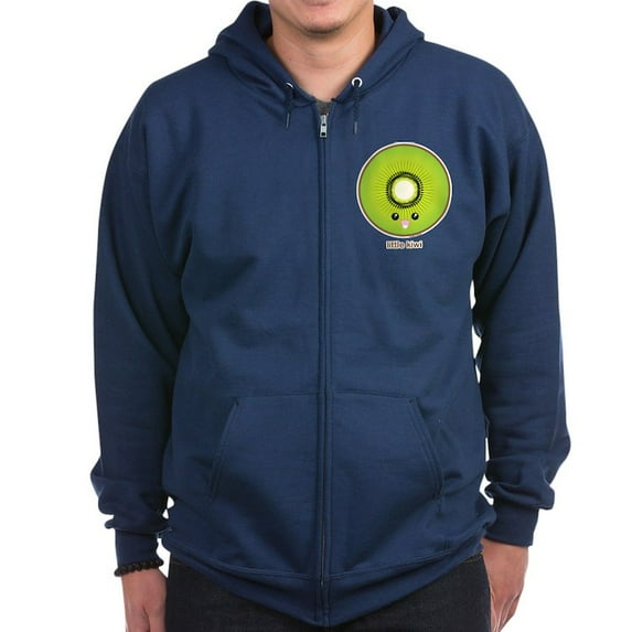 CafePress - Kiwi Zip Hoodie (Dark) - Zip Hoodie, Classic Hooded Sweatshirt with Metal Zipper