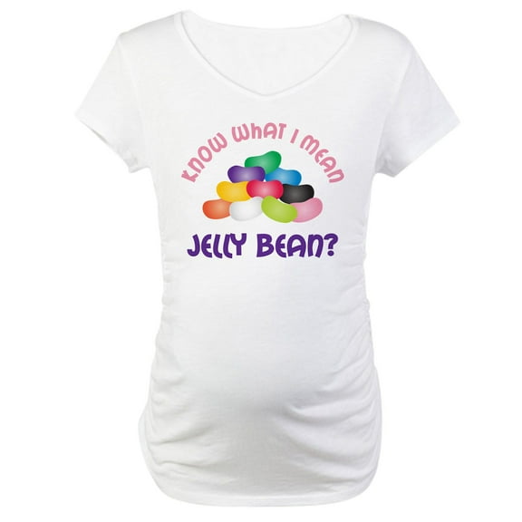 CafePress - Know What I Mean Maternity T Shirt - Cotton Maternity T-shirt, Cute & Funny Pregnancy Tee