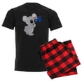 thumbnail image 1 of CafePress - Koala Australian Flag Men's Dark Pajamas - Men's Dark Loose Fit Cotton Pajama Set, 1 of 7