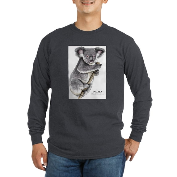 CafePress - Koala Long Sleeve Dark T Shirt - Long Sleeve Dark T-Shirt