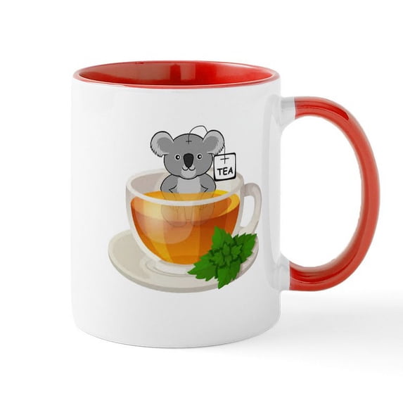 CafePress - Koala Tea (Quality) Mugs - 11 oz Ceramic Mug - Novelty Coffee Tea Cup