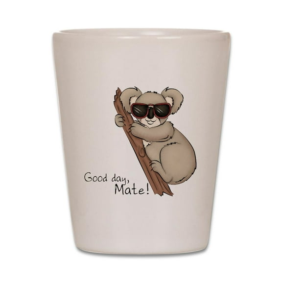 CafePress - Koala - White Shot Glass, Unique and Funny Shot Glass