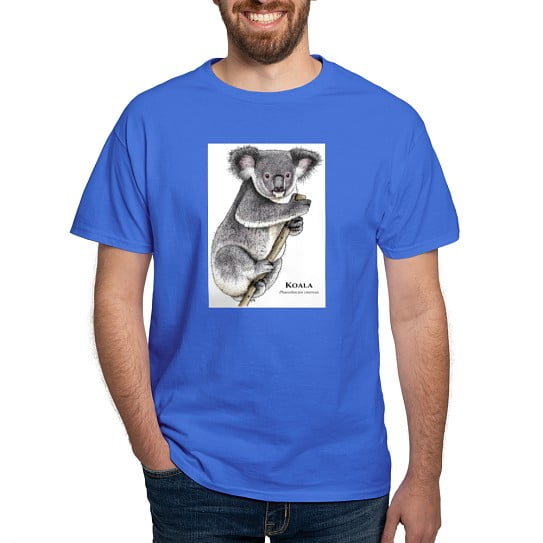 CafePress - Koala White T Shirt - Men's Classic Cotton T-Shirts
