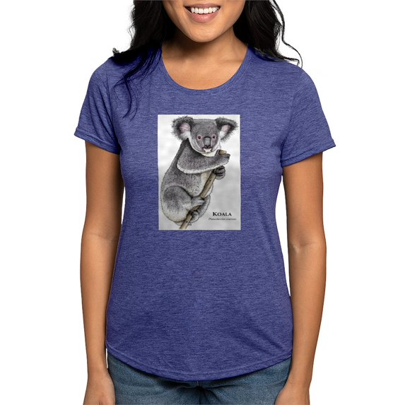 CafePress - Koala Women's Deluxe T Shirt - Womens Tri-blend T-Shirt