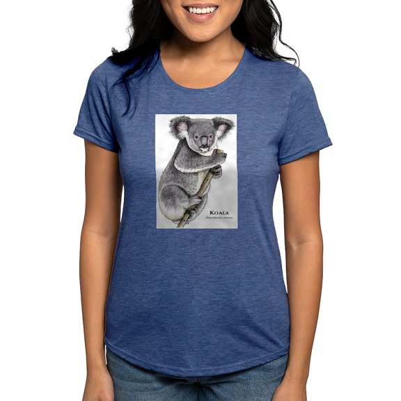 CafePress - Koala Women's Deluxe T Shirt - Womens Tri-blend T-Shirt