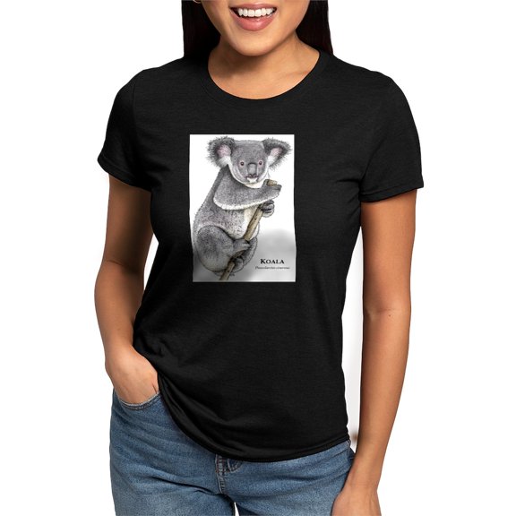 CafePress - Koala Women's Deluxe T Shirt - Womens Tri-blend T-Shirt