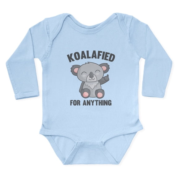 CafePress - Koalafied For Anything Body Suit - Long Sleeve Cotton Baby Bodysuit