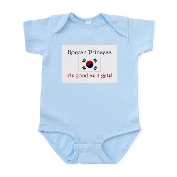 CafePress - Korean Princess Infant Bodysuit - Baby Light Bodysuit, Size Newborn - 24 Months