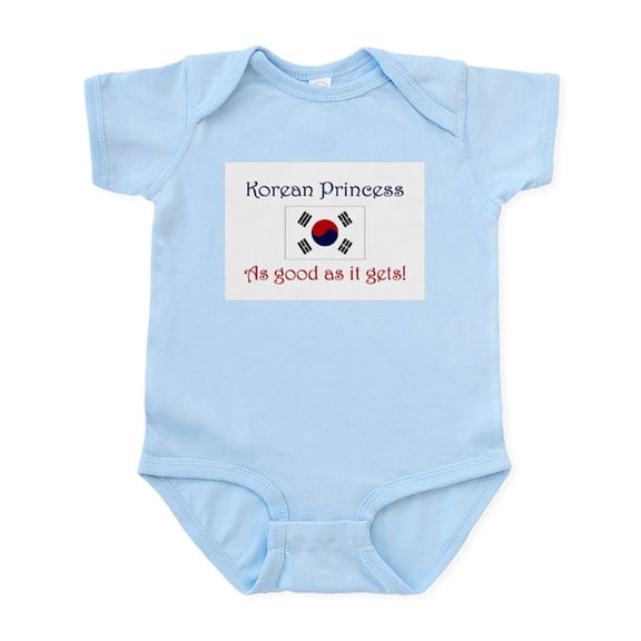CafePress - Korean Princess Infant Bodysuit - Baby Light Bodysuit, Size Newborn - 24 Months