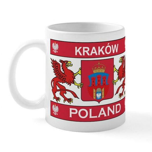 CafePress - Krakow Mug - 11 oz Ceramic Mug - Novelty Coffee Tea Cup