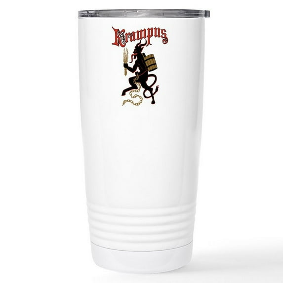 CafePress - Krampus Travel Mug - Insulated Stainless Steel Travel Tumbler 20 oz.