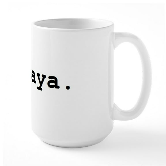 CafePress - Kumbaya Large Mug - 15 oz Ceramic Large White Novelty Mug