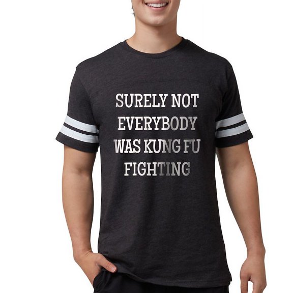 CafePress - Kung Fu Fighting T Shirt - Mens Football Shirt