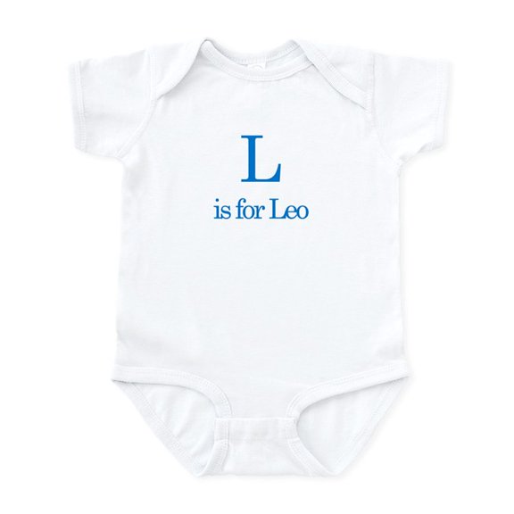CafePress - L Is For Leo Infant Bodysuit - Baby Light Bodysuit, Size Newborn - 24 Months