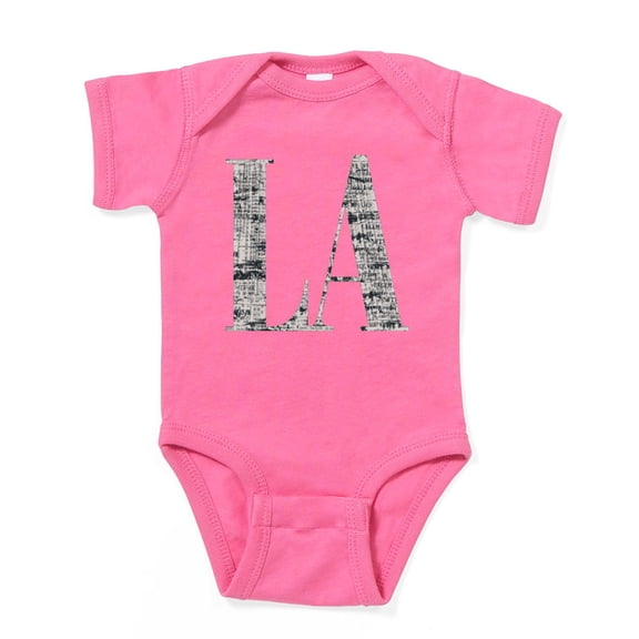 CafePress - LA Los Angeles - Cute Infant Bodysuit Baby Romper - Size Newborn - 24 Months